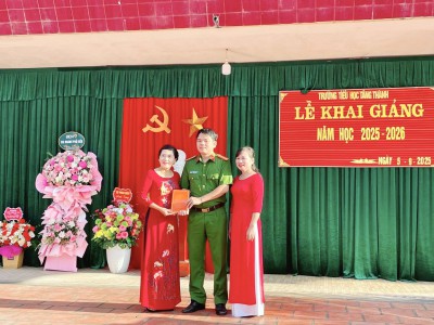 TRƯỜNG TIỂU HỌC TĂNG THÀNH TƯNG BỪNG TỔ CHỨC LỄ KHAI GIẢNG NĂM HỌC 2025 – 2026
